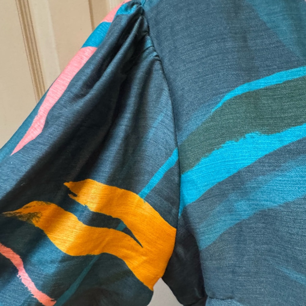 Colorful Abstract Print Dress - Picture 7 of 8